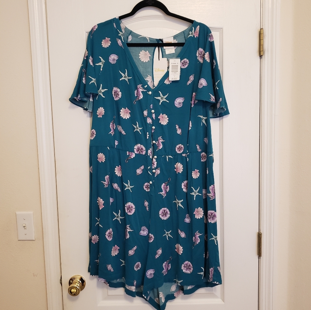 Little mermaid romper